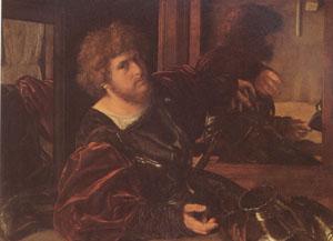 SAVOLDO, Giovanni Girolamo Portrait of the Artist (mk05) France oil painting art